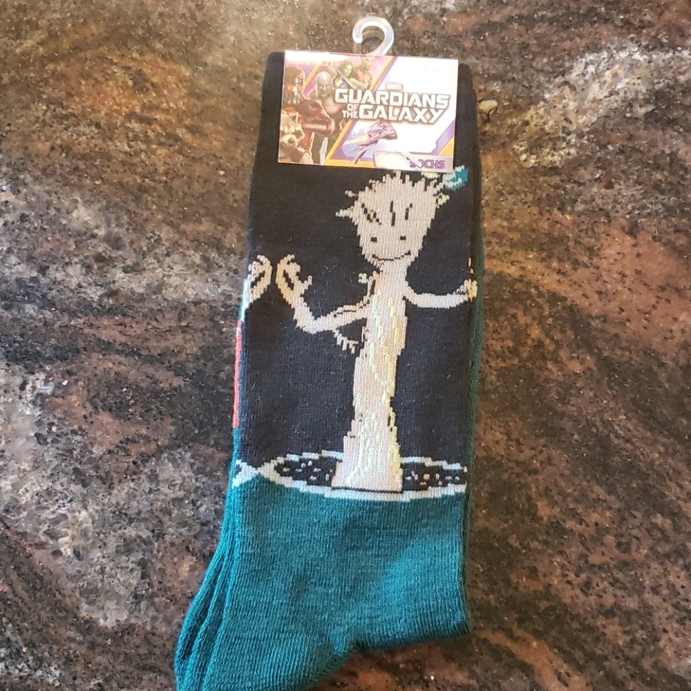 Guardians of the Galaxy Socks, Men or Women sz 6-1